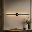 Modern Linear LED Wall Light Adjustable Metal Sconce for Bedroom & Hallway