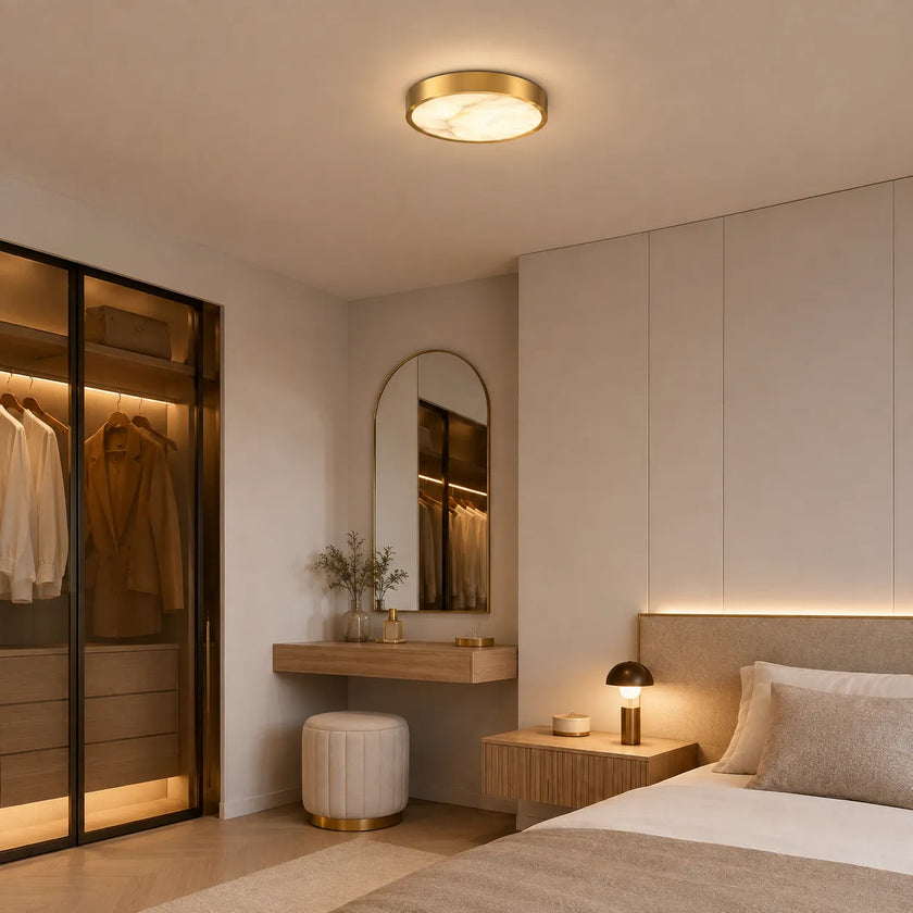 Alvora | Alabaster Ceiling Light