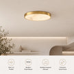 Alvora | Alabaster Ceiling Light