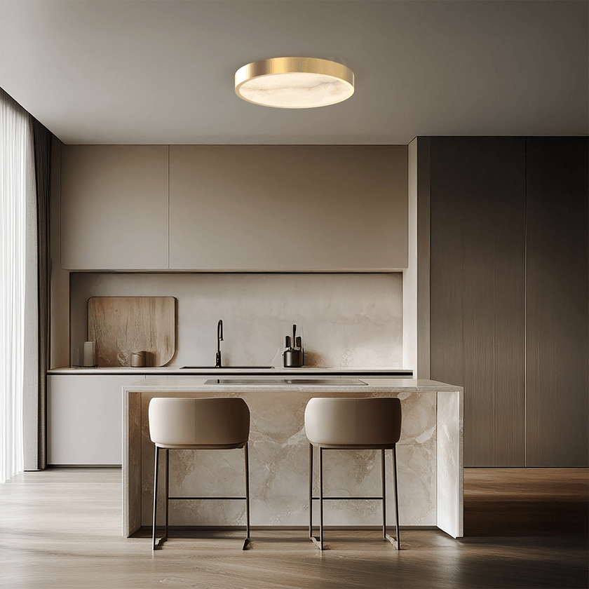 Alvora | Alabaster Ceiling Light