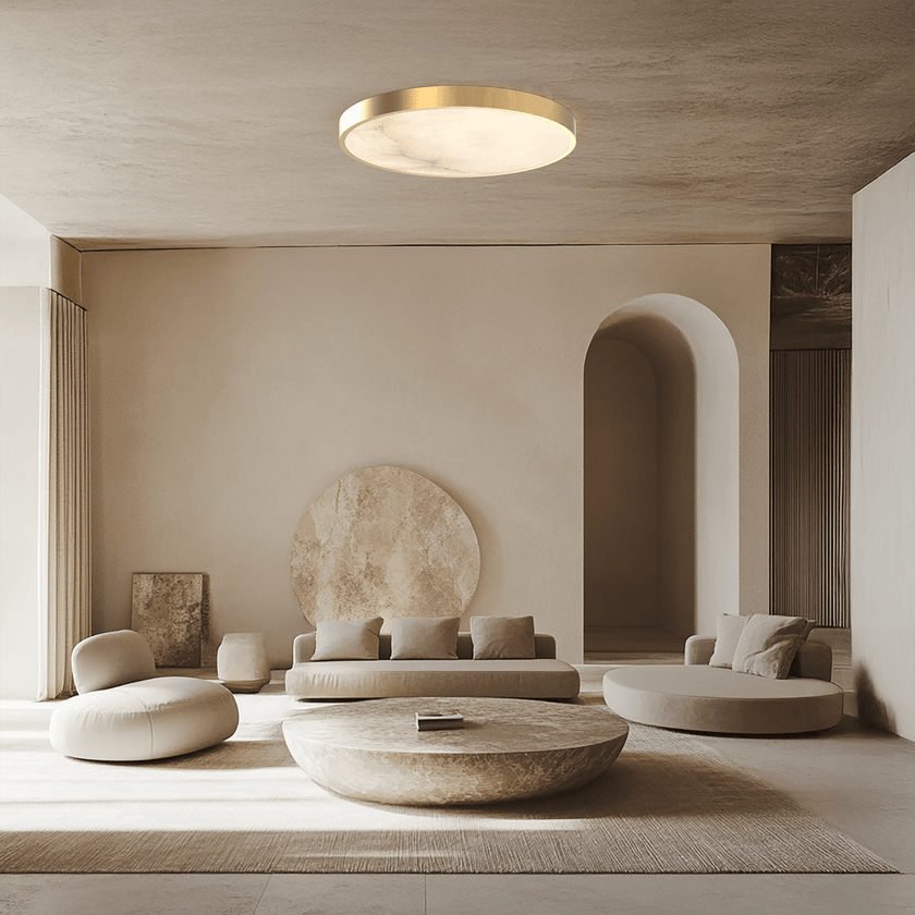 Alvora | Alabaster Ceiling Light