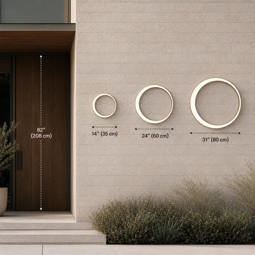 Ciravo | LED Outdoor/Indoor Ring Wall Light