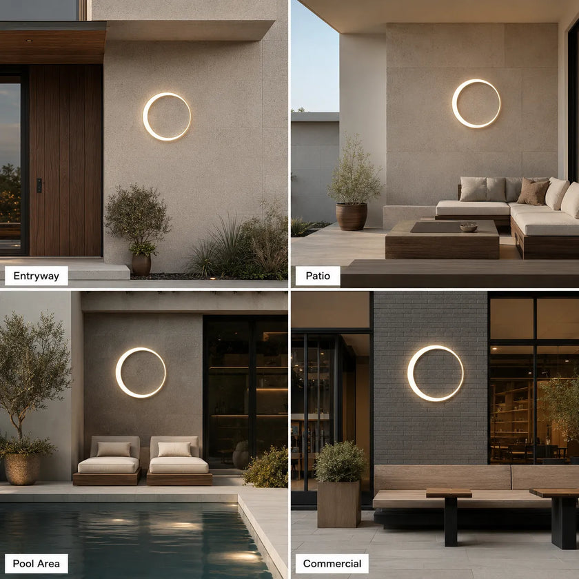 Ciravo | LED Outdoor/Indoor Ring Wall Light