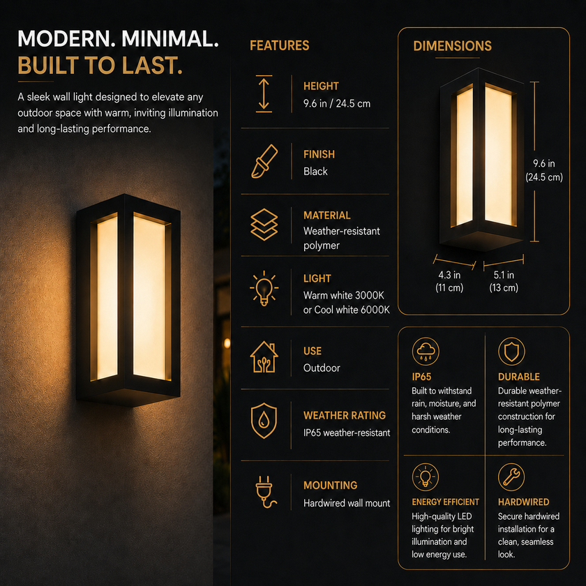 Varinox | Modern Outdoor Sconce
