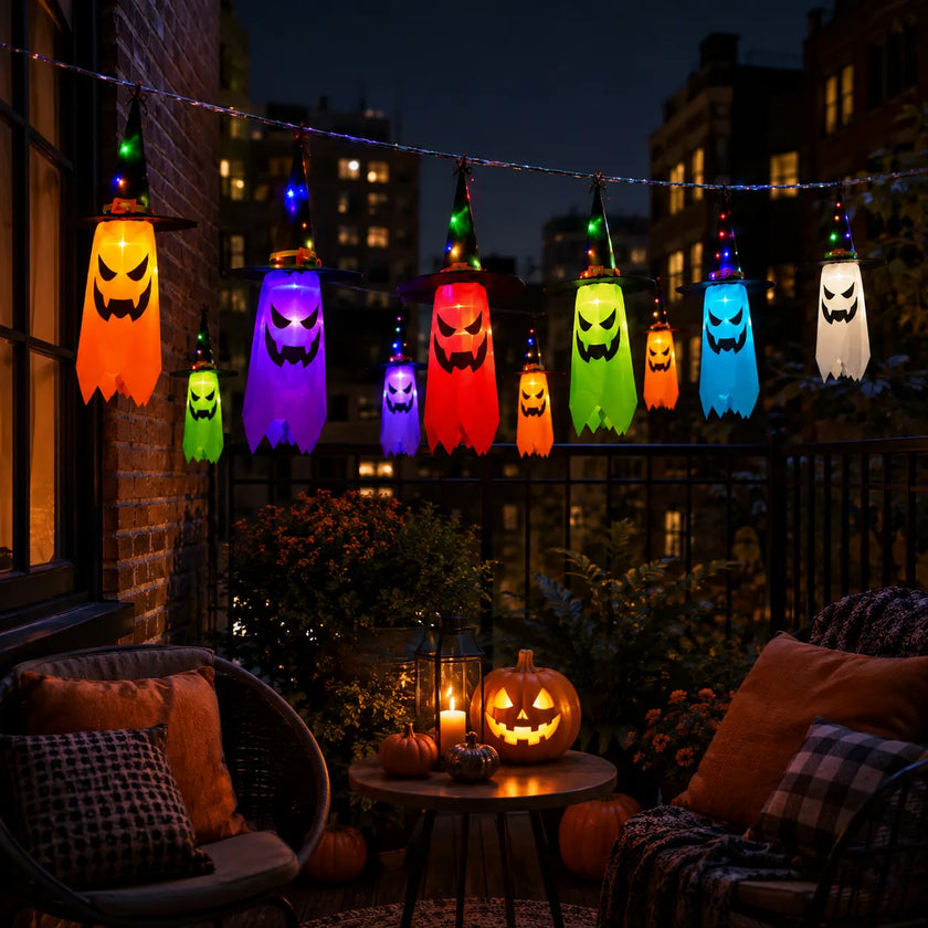 Halloween Ghost String Lights