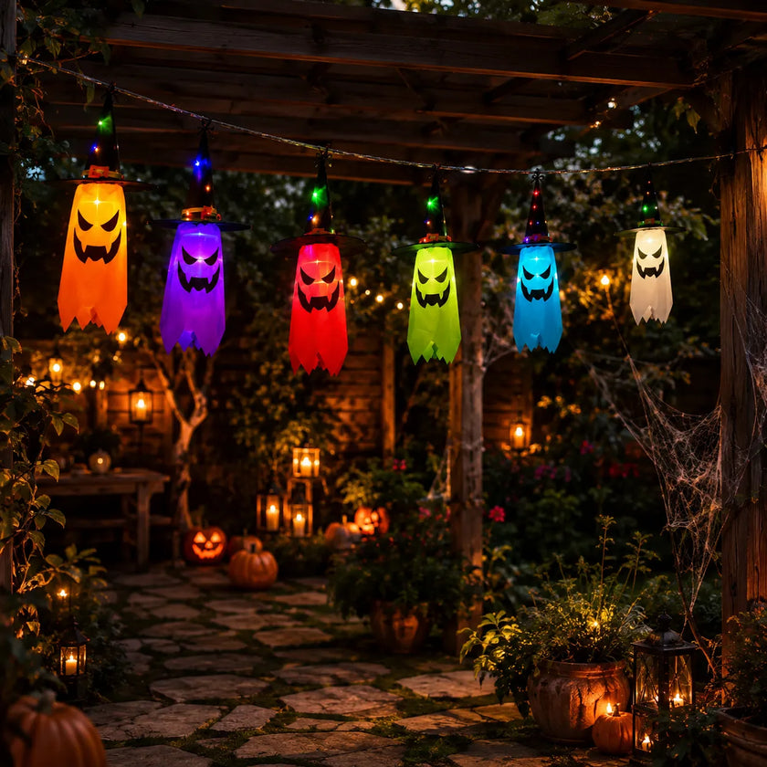 Halloween Ghost String Lights