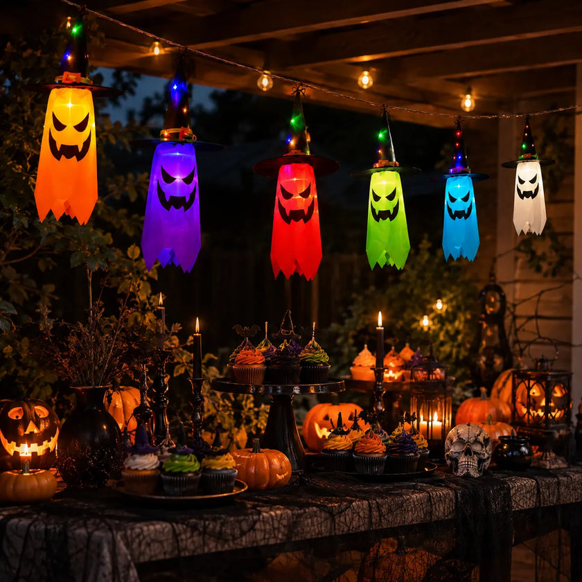 Halloween Ghost String Lights
