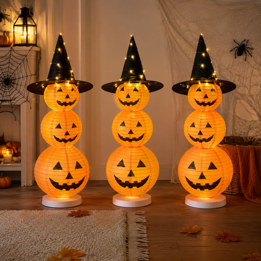Halloween Pumpkin Lantern Stand