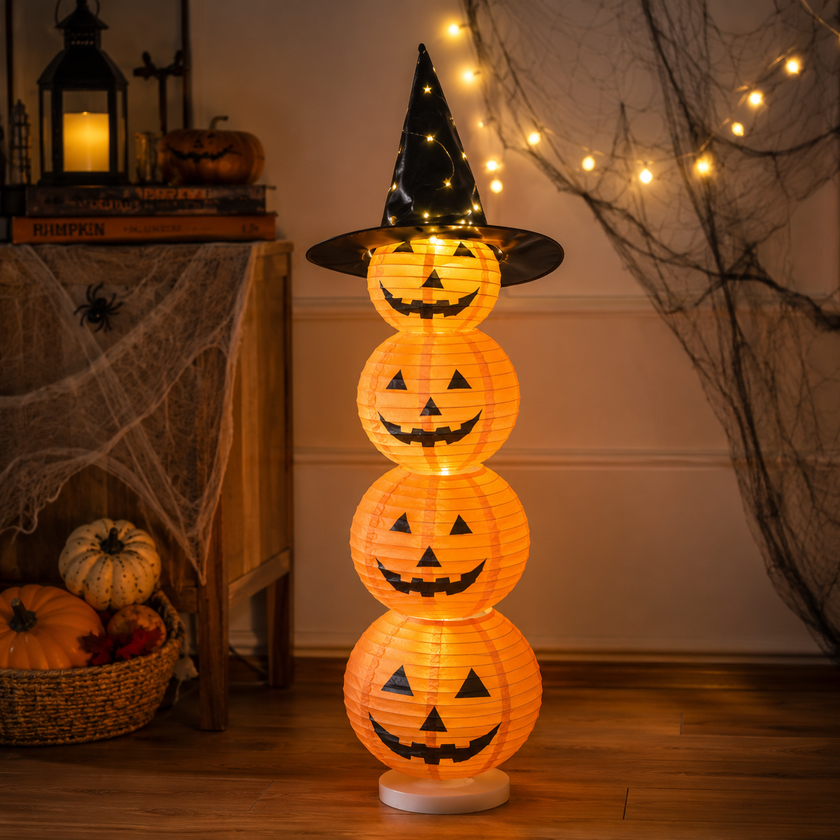Halloween Pumpkin Lantern Stand