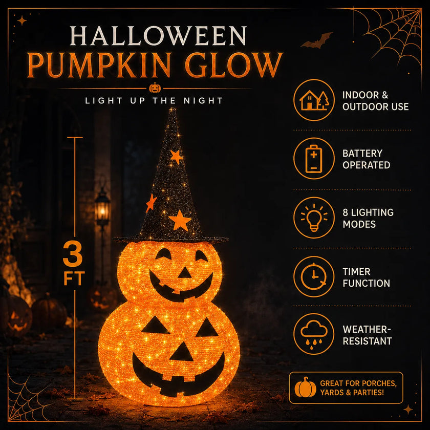 Hallowra | Halloween Pumpkin Light