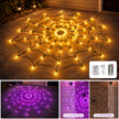 Lighted Spider Web Halloween Decoration
