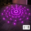 Lighted Spider Web Halloween Decoration