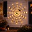 Lighted Spider Web Halloween Decoration