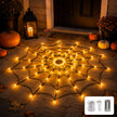Lighted Spider Web Halloween Decoration