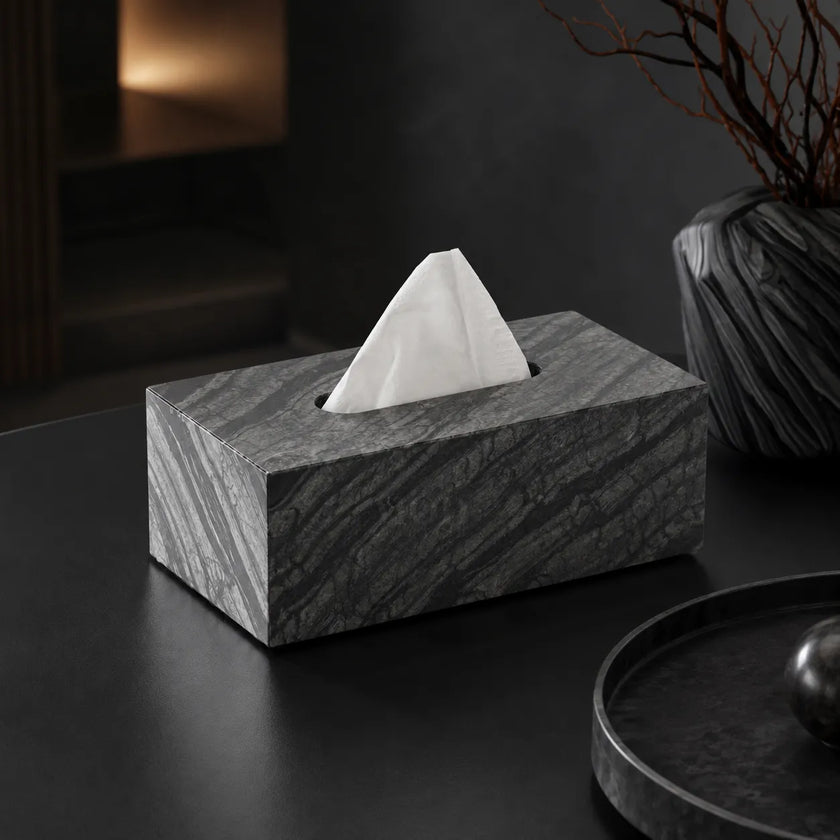 Marvella | Marble Tissue Box