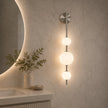 Modern Glass Wall Light Sconce | Adjustable LED Light for Bedroom & Hallway