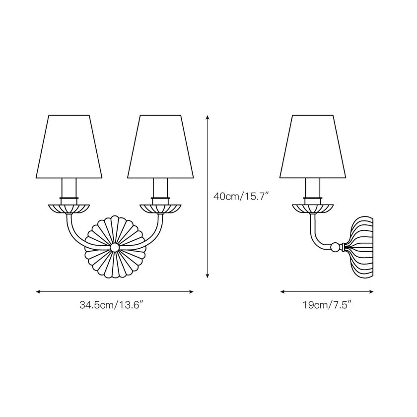 Modern Adjustable LED Wall Light | Metal Wall Sconce for Contemporary Home Decor