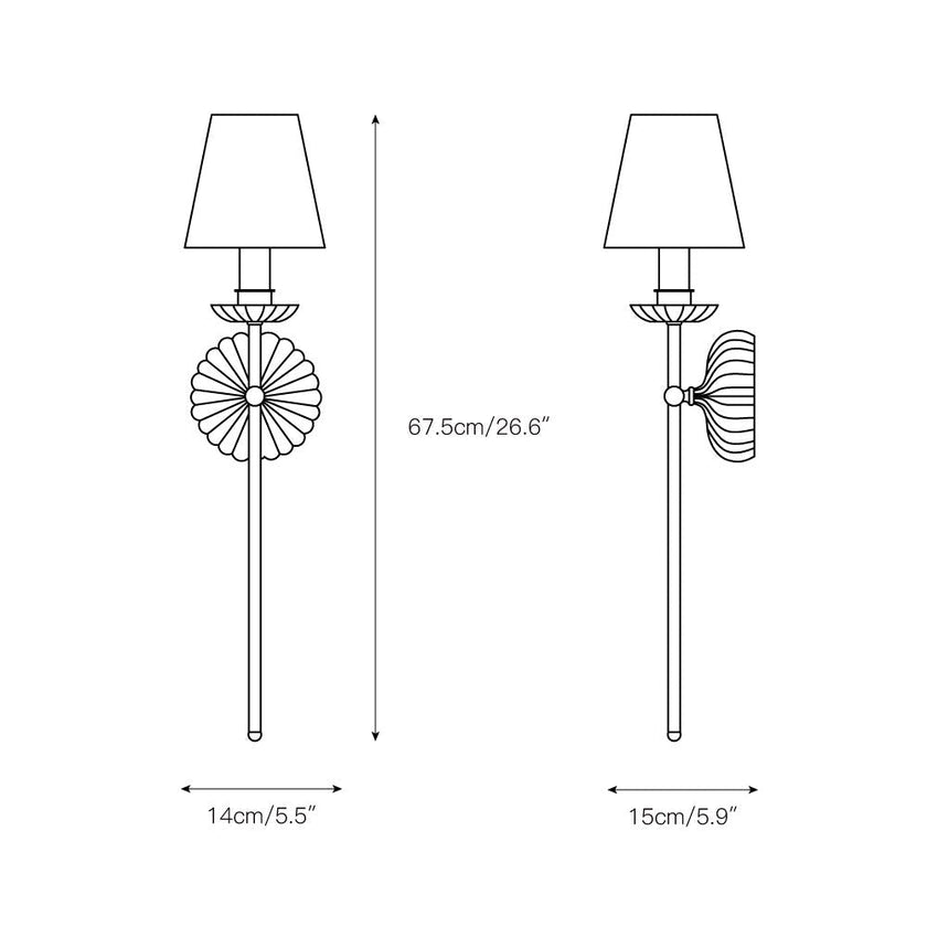 Modern Adjustable LED Wall Light | Metal Wall Sconce for Contemporary Home Decor