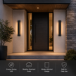 Nerox | Modern Outdoor Sconce