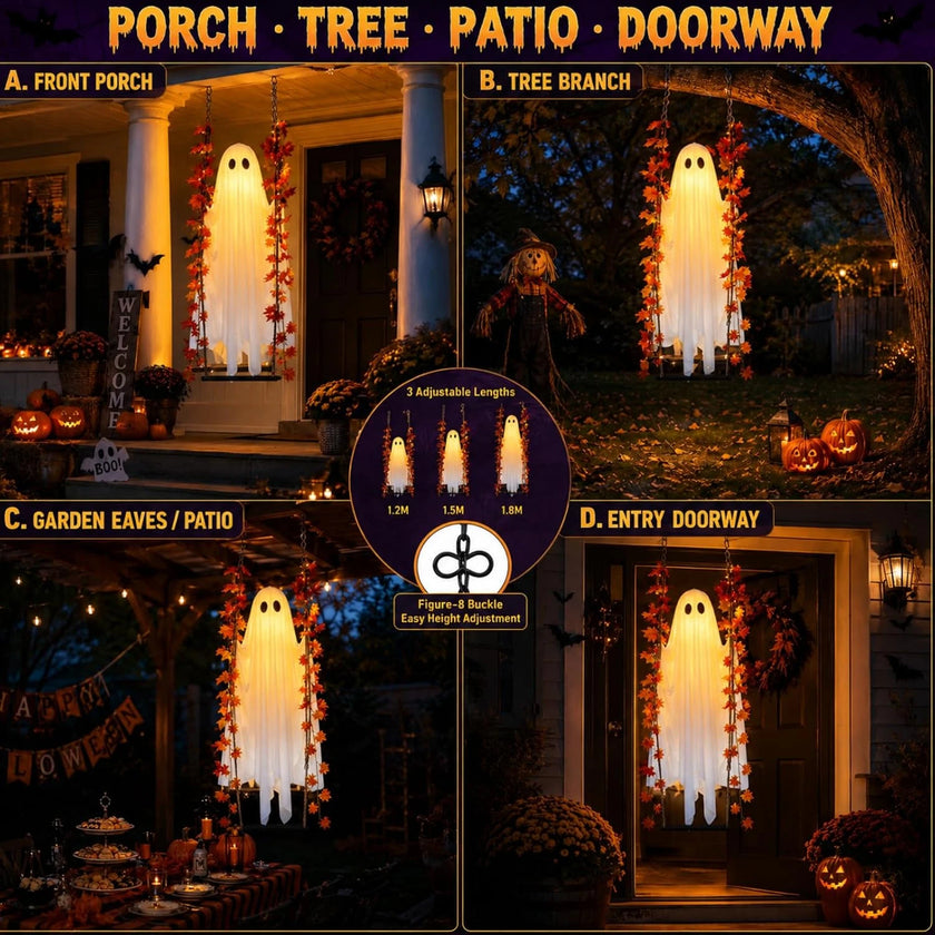 Large Halloween Spider Web Decoration