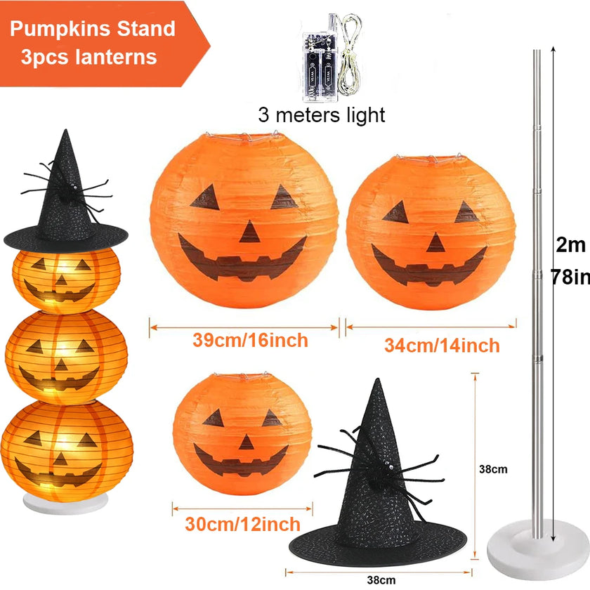 Halloween Pumpkin Lantern Stand