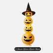 Lighted Stacked Pumpkin Halloween Decoration