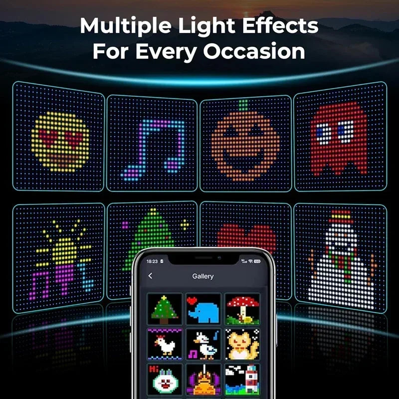 Smart Christmas LED Curtain Lights