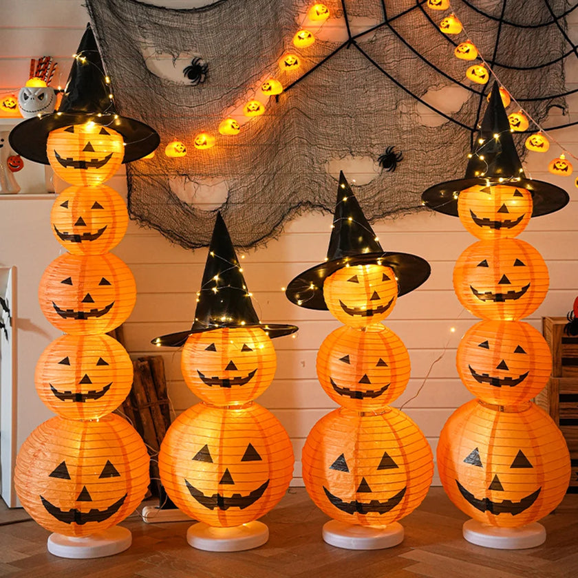 Halloween Pumpkin Lantern Stand