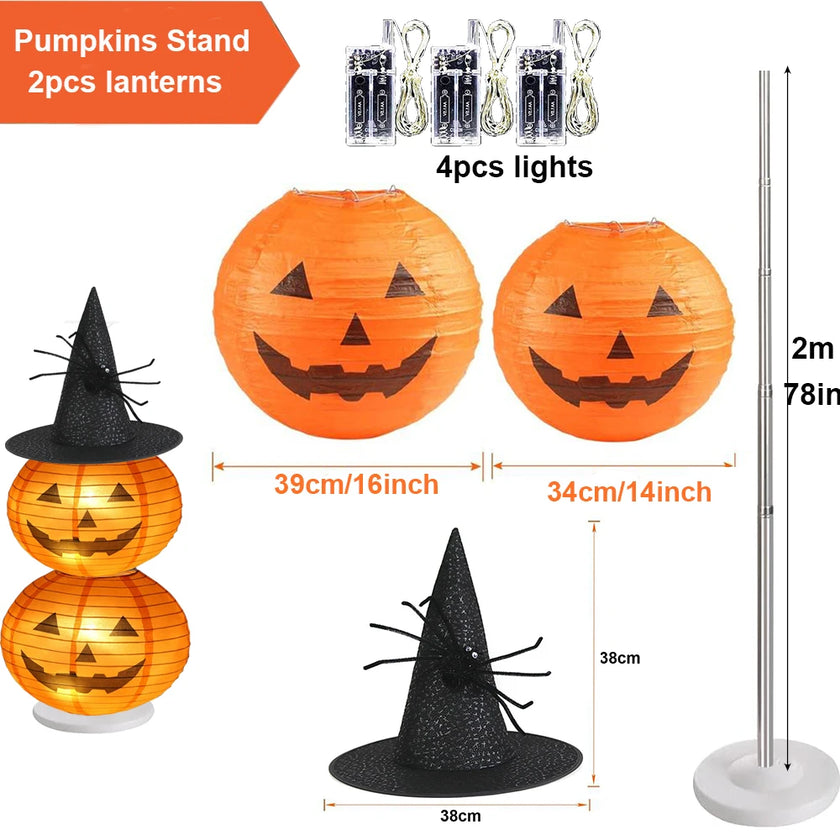 Halloween Pumpkin Lantern Stand