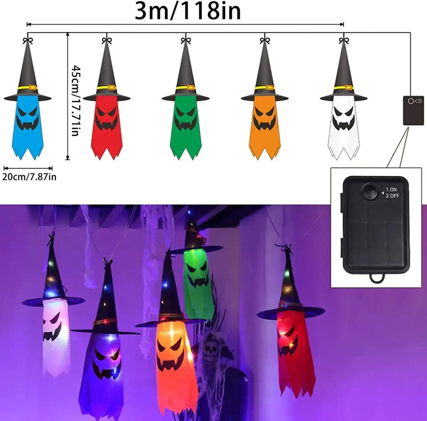 Halloween Ghost String Lights