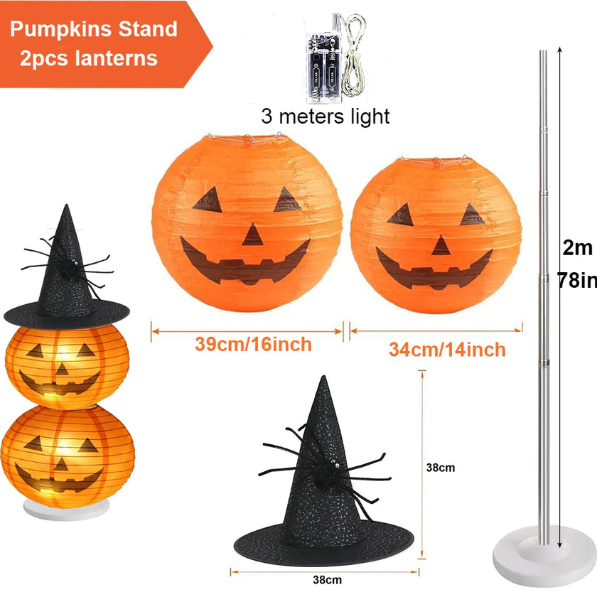 Halloween Pumpkin Lantern Stand