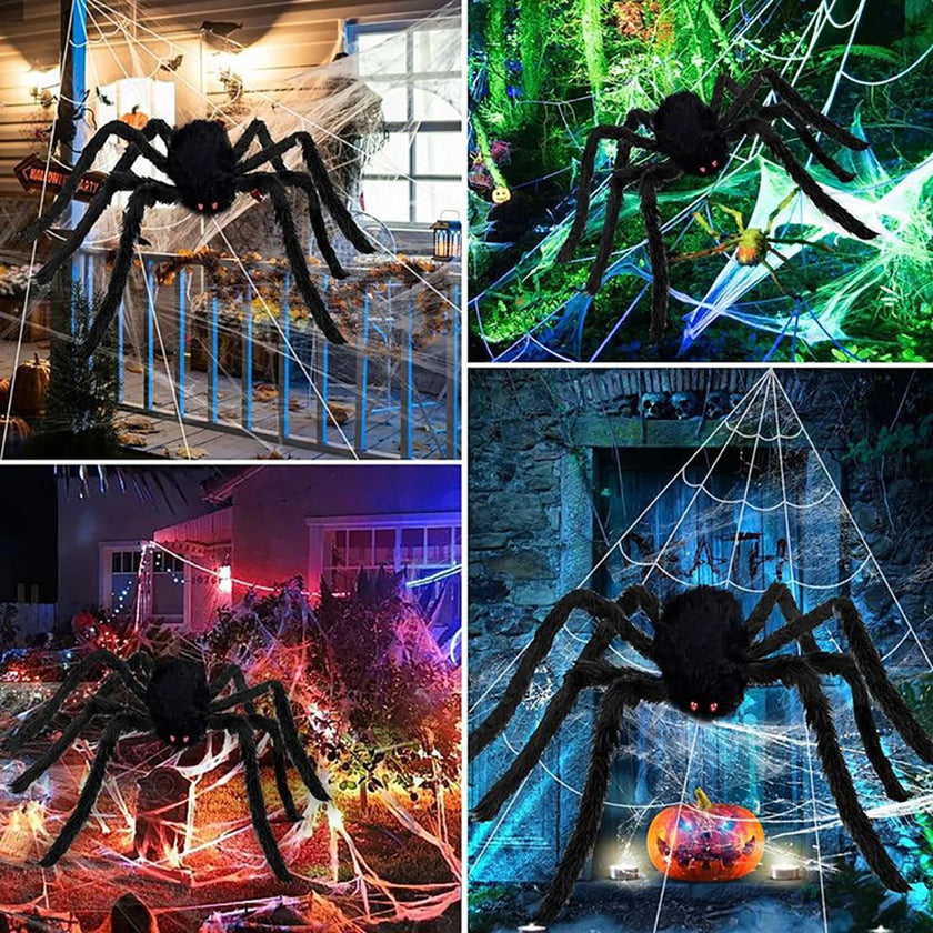 Large Halloween Spider Web Decoration