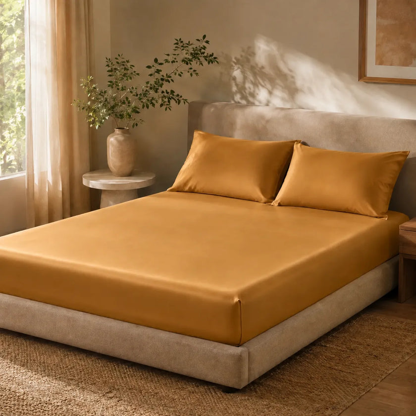 Selyra | Silk Fitted Sheet Set