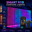 Smart Christmas LED Curtain Lights