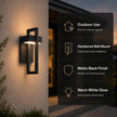 Velix |  Modern Outdoor LED Sconce