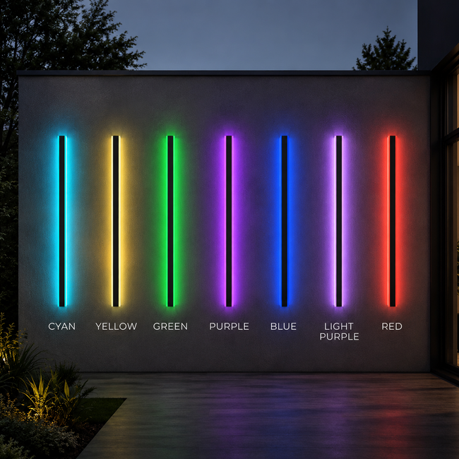 Namez (RGB) - Waterproof LED Wall Light