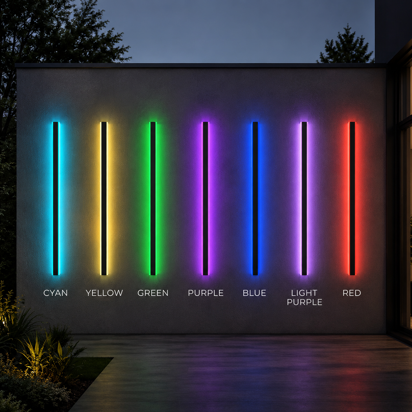 Namez (RGB) - Waterproof LED Wall Light