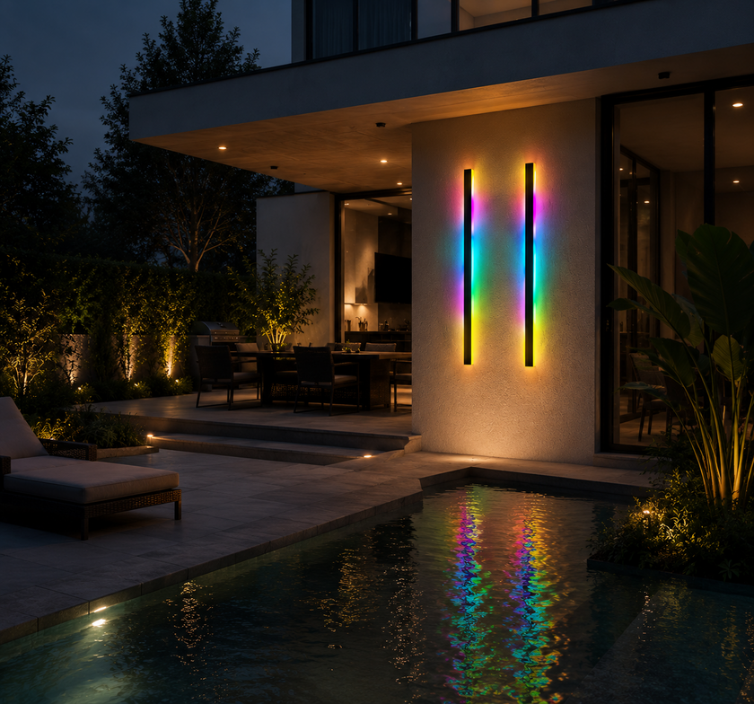 Namez (RGB) - Waterproof LED Wall Light