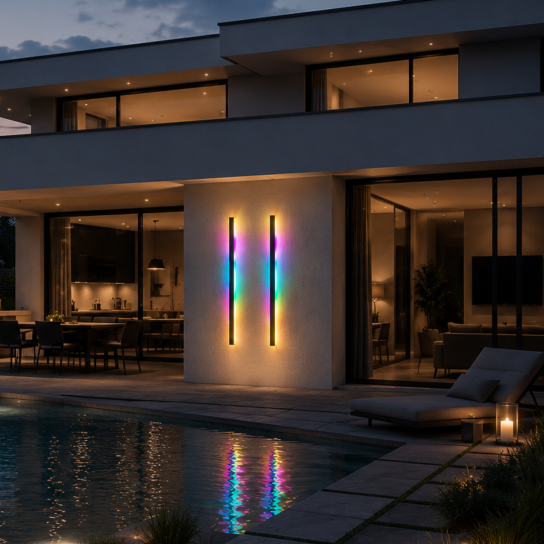 Namez (RGB) - Waterproof LED Wall Light