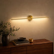 Modern Linear LED Wall Light Adjustable Metal Sconce for Bedroom & Hallway