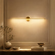 Modern Linear LED Wall Light Adjustable Metal Sconce for Bedroom & Hallway