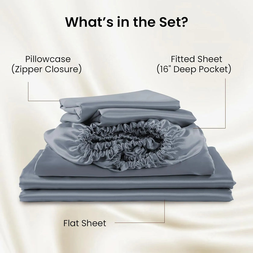 Velmora | Luxury Modal Silk Bed Sheet Set