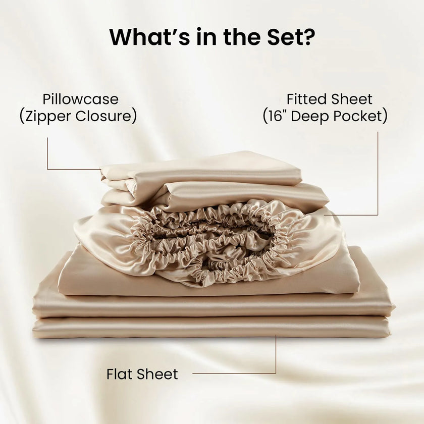 Velmora | Luxury Modal Silk Bed Sheet Set