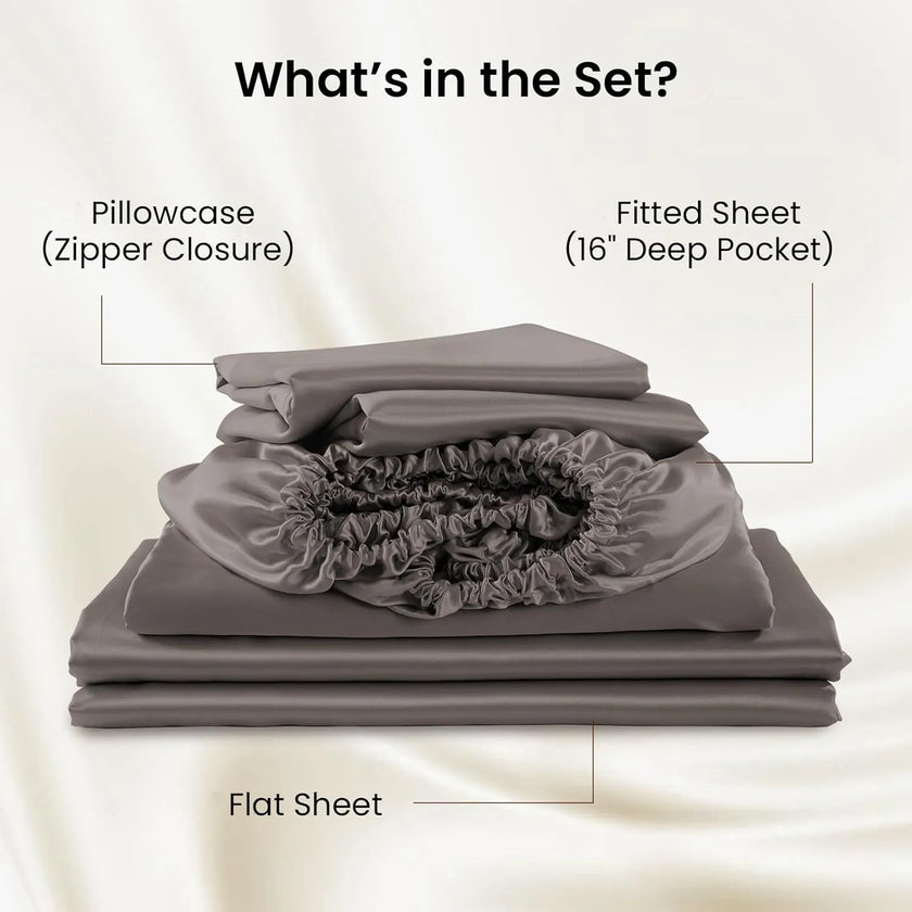 Velmora | Luxury Modal Silk Bed Sheet Set